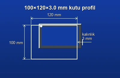 Dikdörtgen kutu profil fiyatları 2026