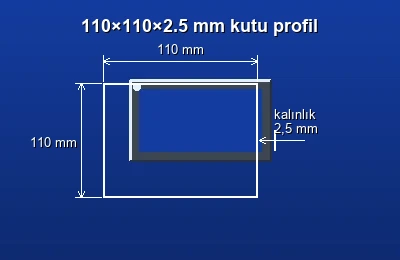 Dikdörtgen kutu profil fiyatları 2026