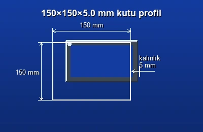 Dikdörtgen kutu profil fiyatları 2026