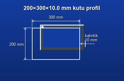 Dikdörtgen kutu profil fiyatları 2026