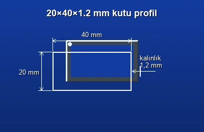 Dikdörtgen kutu profil fiyatları 2026