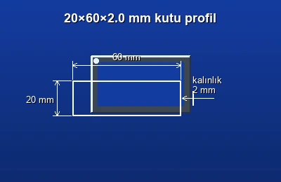 Dikdörtgen kutu profil fiyatları 2026