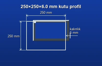 Dikdörtgen kutu profil fiyatları 2026