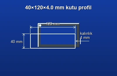 Dikdörtgen kutu profil fiyatları 2026