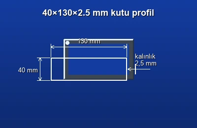 Dikdörtgen kutu profil fiyatları 2026