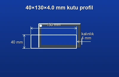 Dikdörtgen kutu profil fiyatları 2026