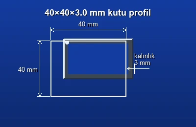 Dikdörtgen kutu profil fiyatları 2026