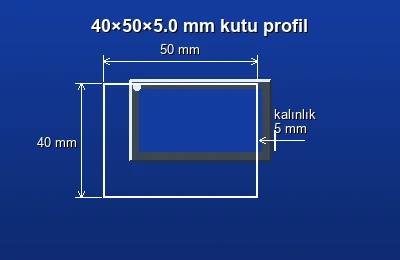 Dikdörtgen kutu profil fiyatları 2026