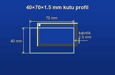 Dikdörtgen kutu profil fiyatları 2026