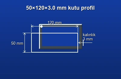 Dikdörtgen kutu profil fiyatları 2026
