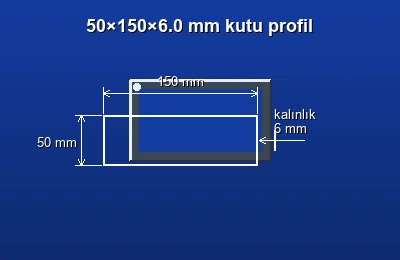 Dikdörtgen kutu profil fiyatları 2026