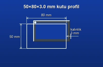 Dikdörtgen kutu profil fiyatları 2026