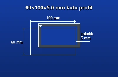 Dikdörtgen kutu profil fiyatları 2026