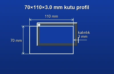 Dikdörtgen kutu profil fiyatları 2026
