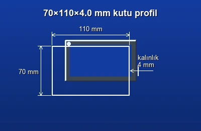 Dikdörtgen kutu profil fiyatları 2026