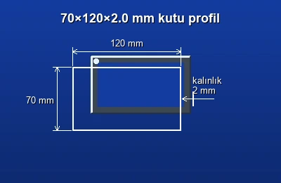 Dikdörtgen kutu profil fiyatları 2026