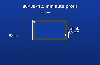 Dikdörtgen kutu profil fiyatları 2026