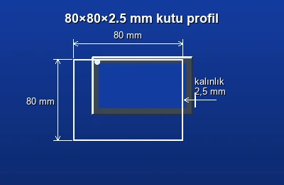 Dikdörtgen kutu profil fiyatları 2026