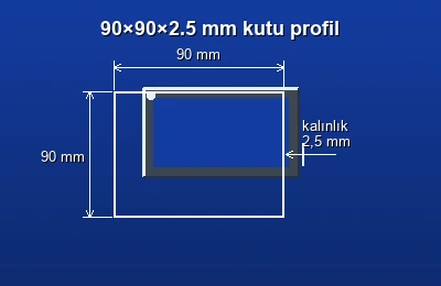 Dikdörtgen kutu profil fiyatları 2026