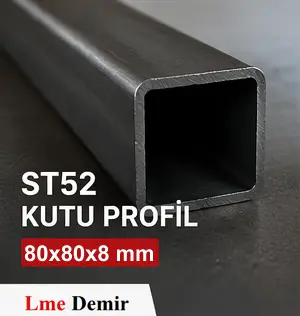 ST52 80×80 kutu profil fiyatları 2026